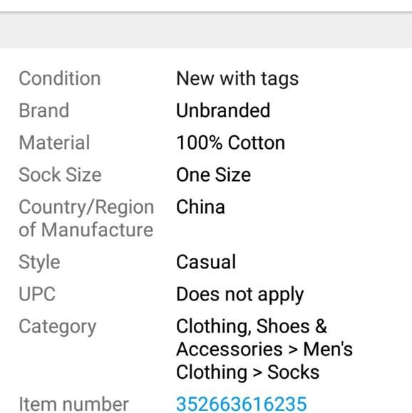 Red & White Leaf socks - Picture 3 of 3